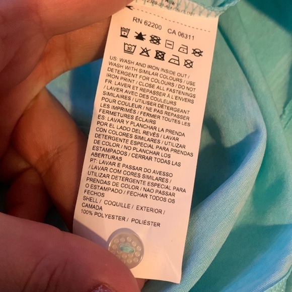 Puma Golf Pounce Blue & White Striped Sleeve Polo Tank Top - Picture 10 of 10